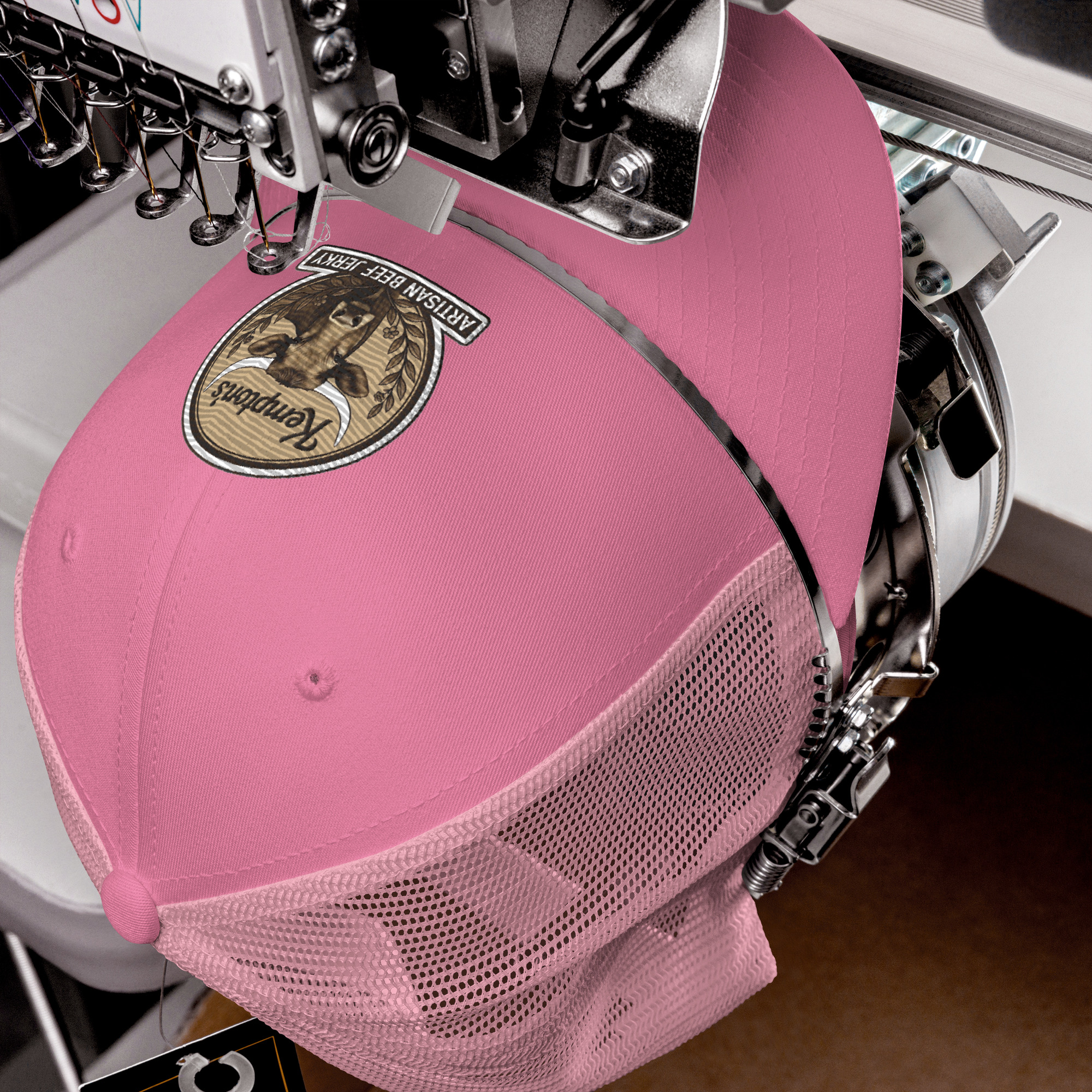 retro-trucker-hat-pink-front-69123a603cd9c